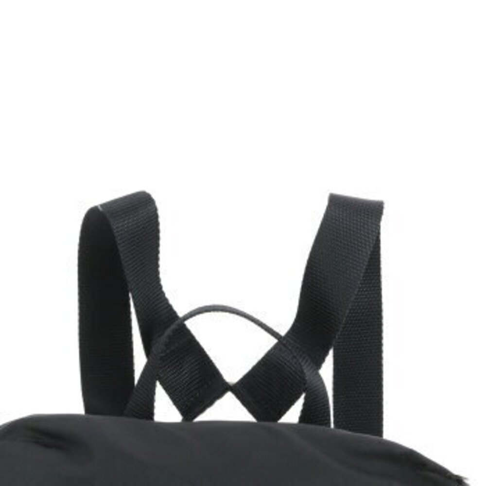 Prada leather Tessuto MEM black logo triangle backpack